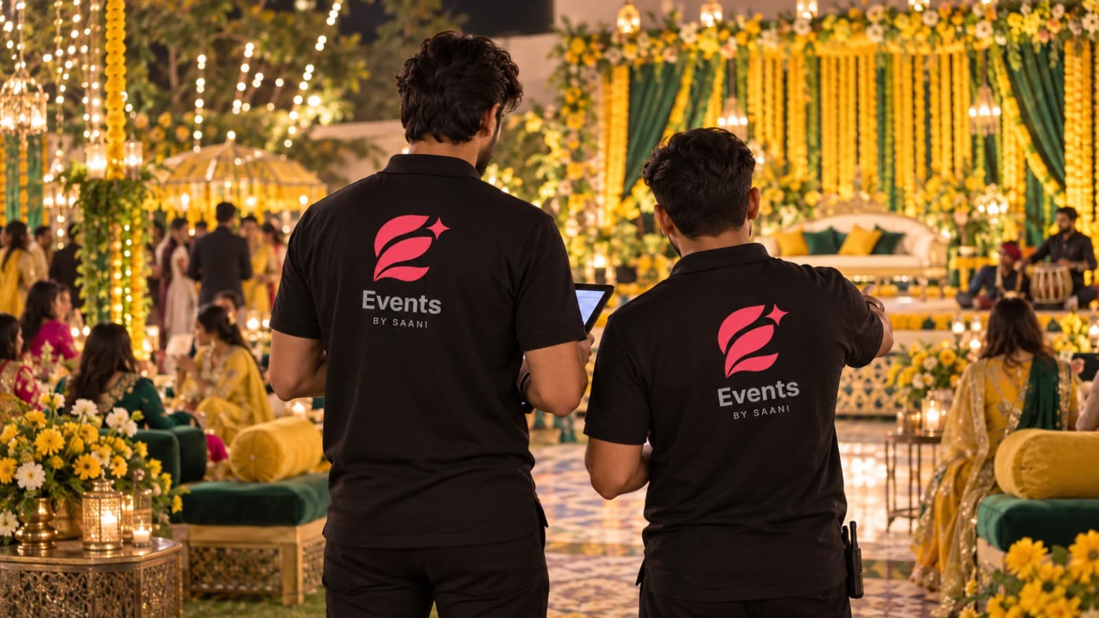 Events by Saani crew coordinating a mehndi night